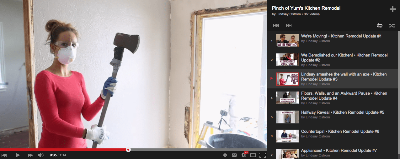 Pinch of Yum's YouTube Channel.